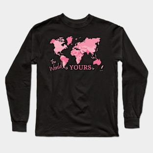 The world is yours Long Sleeve T-Shirt